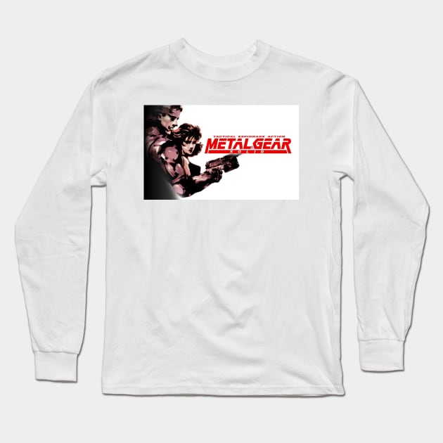 Metal Gear Solid - MGS Long Sleeve T-Shirt by Zalbathira